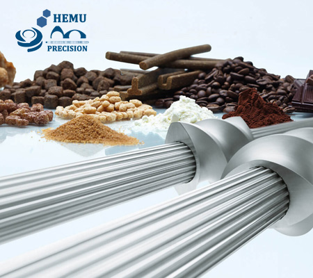 twin screws for food extrusion
